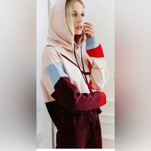 IVKO Intarsia Pullover With Hoody made in Serbia